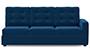 Apollo Sofa Set (Cobalt, Fabric Sofa Material, Regular Sofa Size, Soft Cushion Type, Sectional Sofa Type, Left Aligned 3 Seater Sofa Component, Tufted Back Type, Regular Back Height) by Urban Ladder