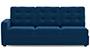 Apollo Sofa Set (Cobalt, Fabric Sofa Material, Regular Sofa Size, Soft Cushion Type, Sectional Sofa Type, Right Aligned 3 Seater Sofa Component, Tufted Back Type, Regular Back Height) by Urban Ladder