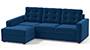 Apollo Sofa Set (Cobalt, Fabric Sofa Material, Regular Sofa Size, Soft Cushion Type, Sectional Sofa Type, Sectional Master Sofa Component, Tufted Back Type, Regular Back Height) by Urban Ladder