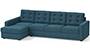 Apollo Sofa Set (Fabric Sofa Material, Regular Sofa Size, Soft Cushion Type, Sectional Sofa Type, Sectional Master Sofa Component, Colonial Blue, Tufted Back Type, Regular Back Height) by Urban Ladder