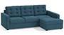 Apollo Sofa Set (Fabric Sofa Material, Regular Sofa Size, Soft Cushion Type, Sectional Sofa Type, Sectional Master Sofa Component, Colonial Blue, Tufted Back Type, Regular Back Height) by Urban Ladder
