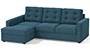 Apollo Sofa Set (Fabric Sofa Material, Regular Sofa Size, Soft Cushion Type, Sectional Sofa Type, Sectional Master Sofa Component, Colonial Blue, Tufted Back Type, Regular Back Height) by Urban Ladder