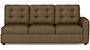 Apollo Sofa Set (Dune, Fabric Sofa Material, Regular Sofa Size, Soft Cushion Type, Sectional Sofa Type, Left Aligned 3 Seater Sofa Component, Tufted Back Type, Regular Back Height) by Urban Ladder