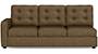 Apollo Sofa Set (Dune, Fabric Sofa Material, Regular Sofa Size, Soft Cushion Type, Sectional Sofa Type, Right Aligned 3 Seater Sofa Component, Tufted Back Type, Regular Back Height) by Urban Ladder