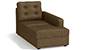 Apollo Sofa Set (Dune, Fabric Sofa Material, Regular Sofa Size, Soft Cushion Type, Sectional Sofa Type, Right Aligned Chaise Sofa Component, Tufted Back Type, Regular Back Height) by Urban Ladder