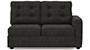Apollo Sofa Set (Fabric Sofa Material, Regular Sofa Size, Soft Cushion Type, Sectional Sofa Type, Left Aligned 2 Seater Sofa Component, Graphite Grey, Tufted Back Type, Regular Back Height) by Urban Ladder