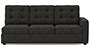 Apollo Sofa Set (Fabric Sofa Material, Regular Sofa Size, Soft Cushion Type, Sectional Sofa Type, Left Aligned 3 Seater Sofa Component, Graphite Grey, Tufted Back Type, Regular Back Height) by Urban Ladder