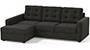Apollo Sofa Set (Fabric Sofa Material, Regular Sofa Size, Soft Cushion Type, Sectional Sofa Type, Sectional Master Sofa Component, Graphite Grey, Tufted Back Type, Regular Back Height) by Urban Ladder