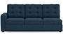 Apollo Sofa Set (Indigo Blue, Fabric Sofa Material, Compact Sofa Size, Soft Cushion Type, Sectional Sofa Type, Right Aligned 3 Seater Sofa Component, Tufted Back Type, Regular Back Height) by Urban Ladder