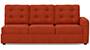 Apollo Sofa Set (Lava, Fabric Sofa Material, Regular Sofa Size, Soft Cushion Type, Sectional Sofa Type, Left Aligned 3 Seater Sofa Component, Tufted Back Type, Regular Back Height) by Urban Ladder