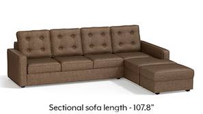 Apollo Sectional Tufted Sofa (Mocha) Apollo Sectional Tufted Sofa (Mocha)