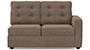 Apollo Sofa Set (Mist, Fabric Sofa Material, Regular Sofa Size, Soft Cushion Type, Sectional Sofa Type, Left Aligned 2 Seater Sofa Component, Tufted Back Type, Regular Back Height) by Urban Ladder