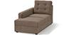 Apollo Sofa Set (Mist, Fabric Sofa Material, Regular Sofa Size, Soft Cushion Type, Sectional Sofa Type, Left Aligned Chaise Sofa Component, Tufted Back Type, Regular Back Height) by Urban Ladder