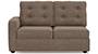 Apollo Sofa Set (Mist, Fabric Sofa Material, Regular Sofa Size, Soft Cushion Type, Sectional Sofa Type, Right Aligned 2 Seater Sofa Component, Tufted Back Type, Regular Back Height) by Urban Ladder