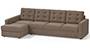 Apollo Sofa Set (Mist, Fabric Sofa Material, Regular Sofa Size, Soft Cushion Type, Sectional Sofa Type, Sectional Master Sofa Component, Tufted Back Type, Regular Back Height) by Urban Ladder