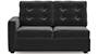 Apollo Sofa Set (Fabric Sofa Material, Compact Sofa Size, Soft Cushion Type, Sectional Sofa Type, Right Aligned 2 Seater Sofa Component, Pebble Grey, Tufted Back Type, Regular Back Height) by Urban Ladder