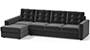 Apollo Sofa Set (Fabric Sofa Material, Compact Sofa Size, Soft Cushion Type, Sectional Sofa Type, Sectional Master Sofa Component, Pebble Grey, Tufted Back Type, Regular Back Height) by Urban Ladder