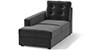 Apollo Sofa Set (Fabric Sofa Material, Regular Sofa Size, Soft Cushion Type, Sectional Sofa Type, Left Aligned Chaise Sofa Component, Pebble Grey, Tufted Back Type, Regular Back Height) by Urban Ladder