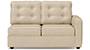 Apollo Sofa Set (Pearl, Fabric Sofa Material, Regular Sofa Size, Soft Cushion Type, Sectional Sofa Type, Left Aligned 2 Seater Sofa Component, Tufted Back Type, Regular Back Height) by Urban Ladder