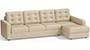 Apollo Sofa Set (Pearl, Fabric Sofa Material, Regular Sofa Size, Soft Cushion Type, Sectional Sofa Type, Sectional Master Sofa Component, Tufted Back Type, Regular Back Height) by Urban Ladder