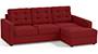 Apollo Sofa Set (Fabric Sofa Material, Regular Sofa Size, Soft Cushion Type, Sectional Sofa Type, Sectional Master Sofa Component, Salsa Red, Tufted Back Type, Regular Back Height) by Urban Ladder