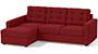 Apollo Sofa Set (Fabric Sofa Material, Regular Sofa Size, Soft Cushion Type, Sectional Sofa Type, Sectional Master Sofa Component, Salsa Red, Tufted Back Type, Regular Back Height) by Urban Ladder