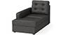 Apollo Sofa Set (Steel, Fabric Sofa Material, Regular Sofa Size, Soft Cushion Type, Sectional Sofa Type, Left Aligned Chaise Sofa Component, Tufted Back Type, Regular Back Height) by Urban Ladder