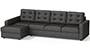 Apollo Sofa Set (Steel, Fabric Sofa Material, Regular Sofa Size, Soft Cushion Type, Sectional Sofa Type, Sectional Master Sofa Component, Tufted Back Type, Regular Back Height) by Urban Ladder