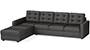 Apollo Sofa Set (Steel, Fabric Sofa Material, Regular Sofa Size, Soft Cushion Type, Sectional Sofa Type, Sectional Master Sofa Component, Tufted Back Type, Regular Back Height) by Urban Ladder