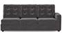 Apollo Sofa Set (Smoke, Fabric Sofa Material, Regular Sofa Size, Soft Cushion Type, Sectional Sofa Type, Left Aligned 3 Seater Sofa Component, Tufted Back Type, Regular Back Height) by Urban Ladder