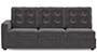Apollo Sofa Set (Smoke, Fabric Sofa Material, Regular Sofa Size, Soft Cushion Type, Sectional Sofa Type, Right Aligned 3 Seater Sofa Component, Tufted Back Type, Regular Back Height) by Urban Ladder