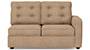 Apollo Sofa Set (Fabric Sofa Material, Regular Sofa Size, Soft Cushion Type, Sectional Sofa Type, Left Aligned 2 Seater Sofa Component, Sandshell Beige, Tufted Back Type, Regular Back Height) by Urban Ladder