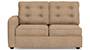 Apollo Sofa Set (Fabric Sofa Material, Regular Sofa Size, Soft Cushion Type, Sectional Sofa Type, Right Aligned 2 Seater Sofa Component, Sandshell Beige, Tufted Back Type, Regular Back Height) by Urban Ladder