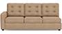 Apollo Sofa Set (Fabric Sofa Material, Regular Sofa Size, Soft Cushion Type, Sectional Sofa Type, Right Aligned 3 Seater Sofa Component, Sandshell Beige, Tufted Back Type, Regular Back Height) by Urban Ladder