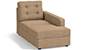Apollo Sofa Set (Fabric Sofa Material, Regular Sofa Size, Soft Cushion Type, Sectional Sofa Type, Right Aligned Chaise Sofa Component, Sandshell Beige, Tufted Back Type, Regular Back Height) by Urban Ladder