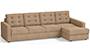 Apollo Sofa Set (Fabric Sofa Material, Regular Sofa Size, Soft Cushion Type, Sectional Sofa Type, Sectional Master Sofa Component, Sandshell Beige, Tufted Back Type, Regular Back Height) by Urban Ladder