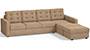 Apollo Sofa Set (Fabric Sofa Material, Regular Sofa Size, Soft Cushion Type, Sectional Sofa Type, Sectional Master Sofa Component, Sandshell Beige, Tufted Back Type, Regular Back Height) by Urban Ladder