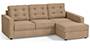 Apollo Sofa Set (Fabric Sofa Material, Regular Sofa Size, Soft Cushion Type, Sectional Sofa Type, Sectional Master Sofa Component, Sandshell Beige, Tufted Back Type, Regular Back Height) by Urban Ladder