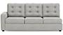 Apollo Sofa Set (Fabric Sofa Material, Regular Sofa Size, Soft Cushion Type, Sectional Sofa Type, Right Aligned 3 Seater Sofa Component, Vapour Grey, Tufted Back Type, Regular Back Height) by Urban Ladder