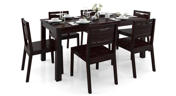 Arabia XL Storage - Aries 6 Seater Dining Table Set (Mahogany Finish) by Urban Ladder