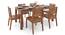 Arabia XL Storage - Aries 6 Seater Dining Table Set (Teak Finish) by Urban Ladder