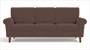 Oxford Sofa (Fabric Sofa Material, Regular Sofa Size, Soft Cushion Type, Regular Sofa Type, Individual 3 Seater Sofa Component, Daschund Brown) by Urban Ladder