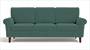 Oxford Sofa (Fabric Sofa Material, Regular Sofa Size, Soft Cushion Type, Regular Sofa Type, Individual 3 Seater Sofa Component, Dusty Turquoise Velvet) by Urban Ladder