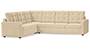 Apollo Sofa Set (Fabric Sofa Material, Regular Sofa Size, Firm Cushion Type, Corner Sofa Type, Corner Master Sofa Component, Birch Beige, Tufted Back Type, Regular Back Height) by Urban Ladder