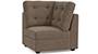 Apollo Sofa Set (Mist, Fabric Sofa Material, Regular Sofa Size, Firm Cushion Type, Corner Sofa Type, Corner Sofa Component, Tufted Back Type, Regular Back Height) by Urban Ladder