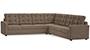 Apollo Sofa Set (Mist, Fabric Sofa Material, Regular Sofa Size, Firm Cushion Type, Corner Sofa Type, Corner Master Sofa Component, Tufted Back Type, Regular Back Height) by Urban Ladder