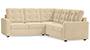 Apollo Sofa Set (Fabric Sofa Material, Regular Sofa Size, Soft Cushion Type, Corner Sofa Type, Corner Master Sofa Component, Birch Beige, Tufted Back Type, Regular Back Height) by Urban Ladder