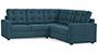 Apollo Sofa Set (Fabric Sofa Material, Regular Sofa Size, Soft Cushion Type, Corner Sofa Type, Corner Master Sofa Component, Colonial Blue, Tufted Back Type, Regular Back Height) by Urban Ladder