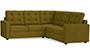 Apollo Sofa Set (Olive Green, Fabric Sofa Material, Regular Sofa Size, Soft Cushion Type, Corner Sofa Type, Corner Master Sofa Component, Tufted Back Type, Regular Back Height) by Urban Ladder