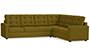 Apollo Sofa Set (Olive Green, Fabric Sofa Material, Regular Sofa Size, Soft Cushion Type, Corner Sofa Type, Corner Master Sofa Component, Tufted Back Type, Regular Back Height) by Urban Ladder